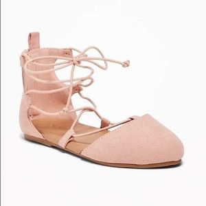 Old Navy Little Girls Lace Up Flats